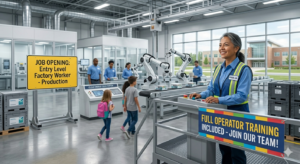 factory worker job in Taiwan