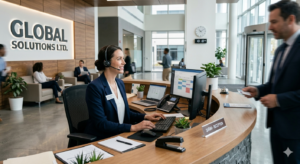 Receptionist job in Hong Kong